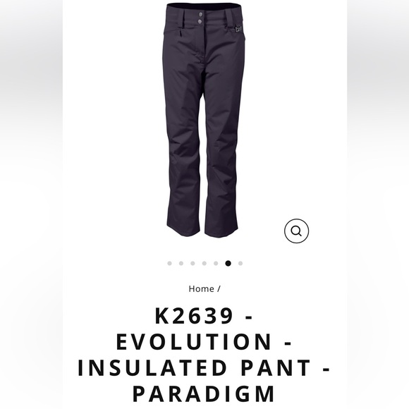 KARBON K2639 Snow Pant / Ski Pant / Snowboard Pant in Dark Grey - Picture 2 of 13